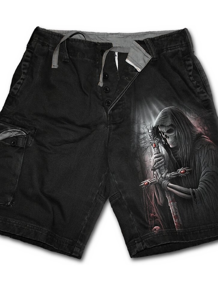 Bereiten Sie sich Freude mit diesem Dedoles-Stück Herren Hose - kurz mit dem Motiv Todesritter